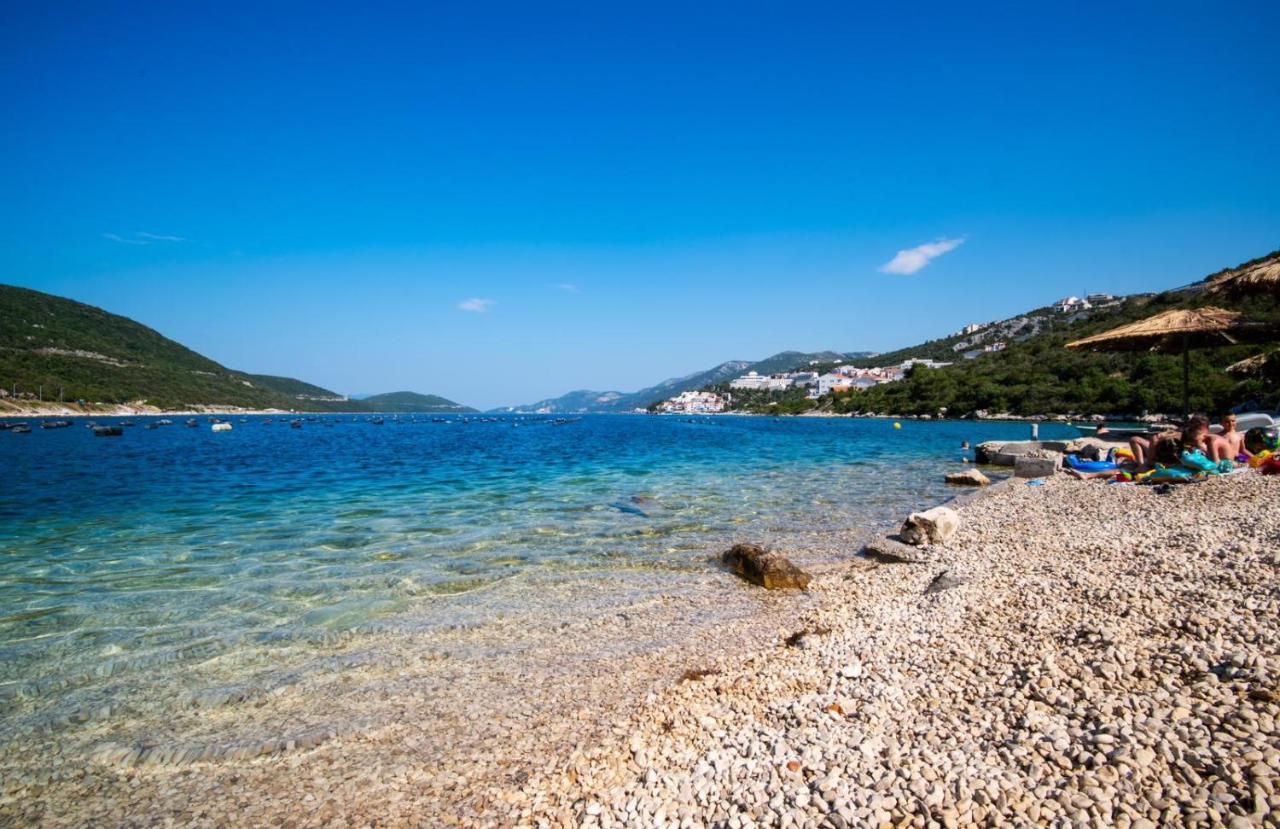 Beautiful Fully Renovated Apartment By The Sea, Large Balcony With Enchanting Views Neum Εξωτερικό φωτογραφία